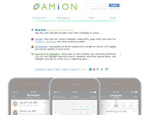 Tablet Screenshot of amion.com